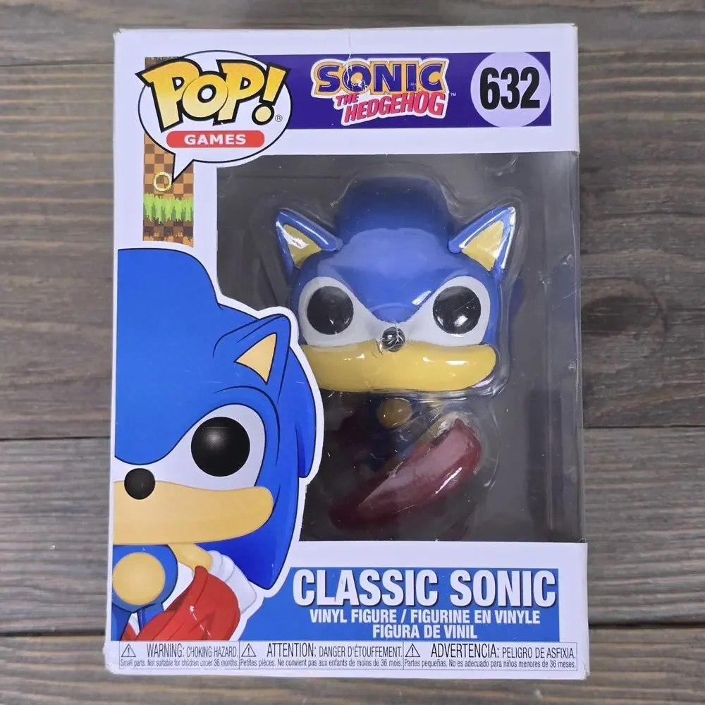 Funko Pop! Ganes: Sonic the Hedgehog - Classic Sonic #632 - Box n Fair Condition